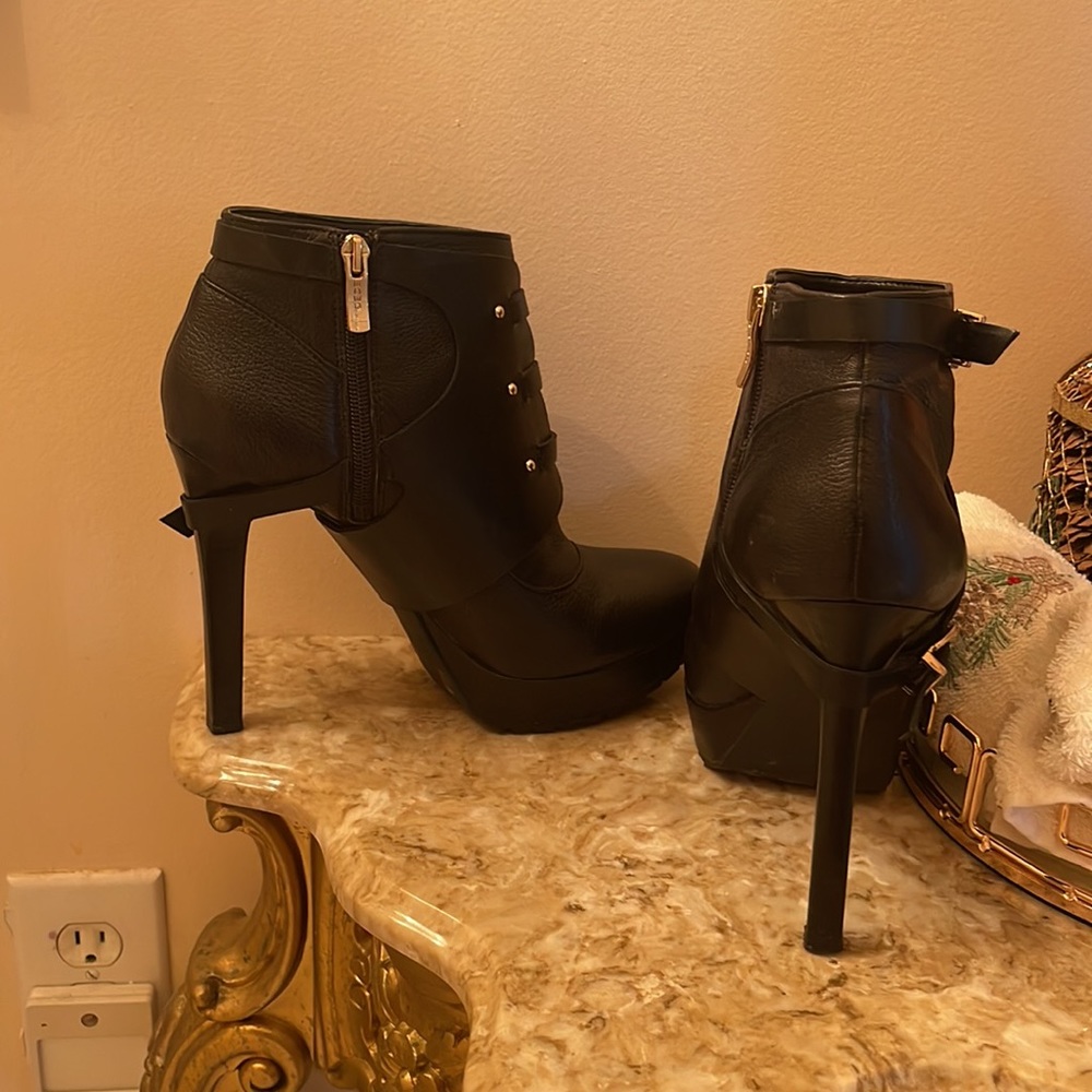 Bcbgeneration | Welsh’ Leather Platform Booties W… - image 6